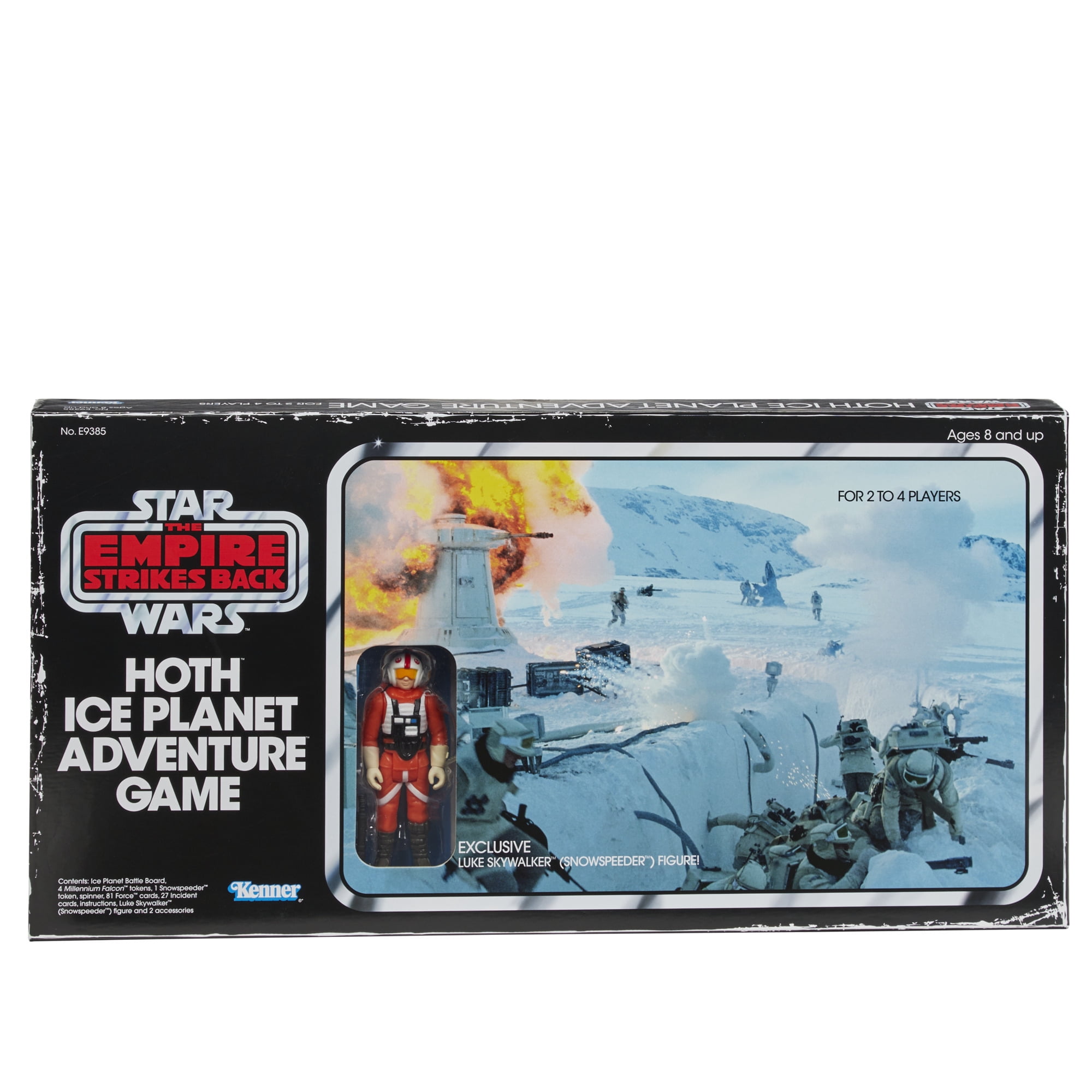 Figure Snowspeeder Hasbro Games Star Wars The Empire Strikes Back Hoth Ice Planet Adventure Board Game; Based on The 1980 Board Game; Exclusive Luke Skywalker 