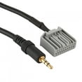 thumbnail image 1 of Cable De Terminal Gris Auxiliar, Adaptador De Audio Auxiliar Duradero De Alta Definición Estable Para MP3 Para GPS Para Teléfono, 1 of 7