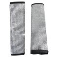 thumbnail image 1 of 6 paquetes de hombreras para cinturón, cubiertas de cinturón de coche con cristal brillante, accesorios de decoración de coche con diamantes compatibles con mujeres, 1 of 5