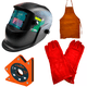 thumbnail image 1 of Careta Electronica Automatica Para Soldar Casco Sombra 9-13 Con Kit de Proteccion y Escuadra Magnetica, 1 of 9