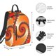 thumbnail image 2 of Disketp Orange Rotating Mochila Ligera e Impermeable, Mochila de Día Resistente para Viajes, Senderismo y Uso Diario para Hombre y Mujer, 2 of 7