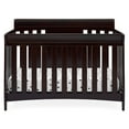 thumbnail image 4 of Delta Children Richmond 6-in-1 Convertible Baby Crib, Dark Chocolate, 4 of 19