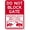 Warning Sign 3, variant on Parking Restriction Sign Do Not Block Gate, Unauthorized Vehicles Towed - 8"x12" Tin Warning Metal Sign, Gate Parking Decor for Home Club Decoration