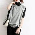 thumbnail image 4 of Women's Sweater Vest Loose Slouchy Sleeveless Knit Top Casual Layered Soft Comfortable Stretchy Fashionable Versatile Outfit, 4 of 5