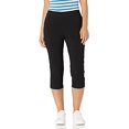 thumbnail image 1 of Womens Pull On Capri L Pocket, Black, 14, 1 of 2
