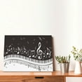 thumbnail image 4 of Logiee Piano Keys With Musical Notes Print Canvas Wall Art,Canvas Picture Prints with Frame, Wall Art Decorative,Canvas Decorative,Suitable for Living Room Bedroom Office Room 30x40, 4 of 6