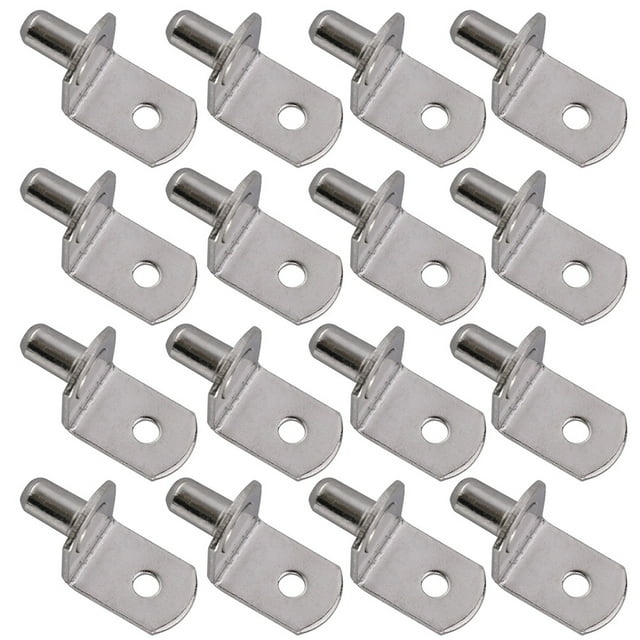 25PCS Heavy Duty BracketStyle Shelf Support Shelf Pegs Nickel