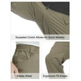 thumbnail image 5 of Mens Cargo Pants Ripstop 14 Pockets Waterproof Gusseted Work Cargo Hiking Pants, 5 of 6