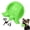 Green, variant on VONTER Dog Toys for Small Dogs Breed Puppies, Squeaky Dog Chew Toy for Aggressive Chewers,Interactive Teething Cleaning Chewing Toy Indestructible,Suitable for 20-50lbs MediumDogs,Octopus-Yellow
