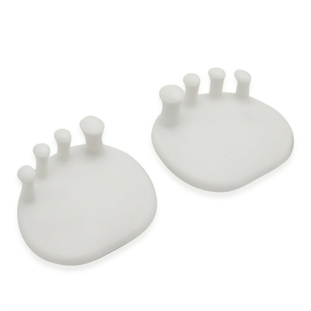 Guardurnaity Separador de dedos de los pies, 2 piezas, , pie, valgo, corrector de dedos de los pies, espaciador, camilla, herramientas para el Cuidado de los pies Blanco