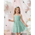 thumbnail image 5 of Arshiner Girls Spaghetti Strap Dress Toddler Summer Dresses Kids Beach Casual Sundresses with Pockets, 5 of 6