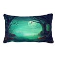 thumbnail image 1 of EREHome Halloween Spooky Forest Trees Pumpkins Halloween Pumpkins Pillow Case Cover Set 20x30 Inch, 1 of 1