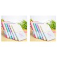 thumbnail image 2 of Langgg ZHUTING Adorable Smiling Face Leather Cover Elastic Ropes Colorful Inside Page Diary Notebooks Color Random 2Set, 2 of 6