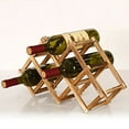 thumbnail image 5 of Solid Wood Wine Rack Kitchen Bar Wine Bottle Display Stand Living room Wine Holders Storage Shelf Wine Cabinet Organizer (A), 5 of 7