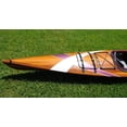 thumbnail image 4 of Wooden Kayak with White & Purple Ribbon 15 ft, 4 of 5