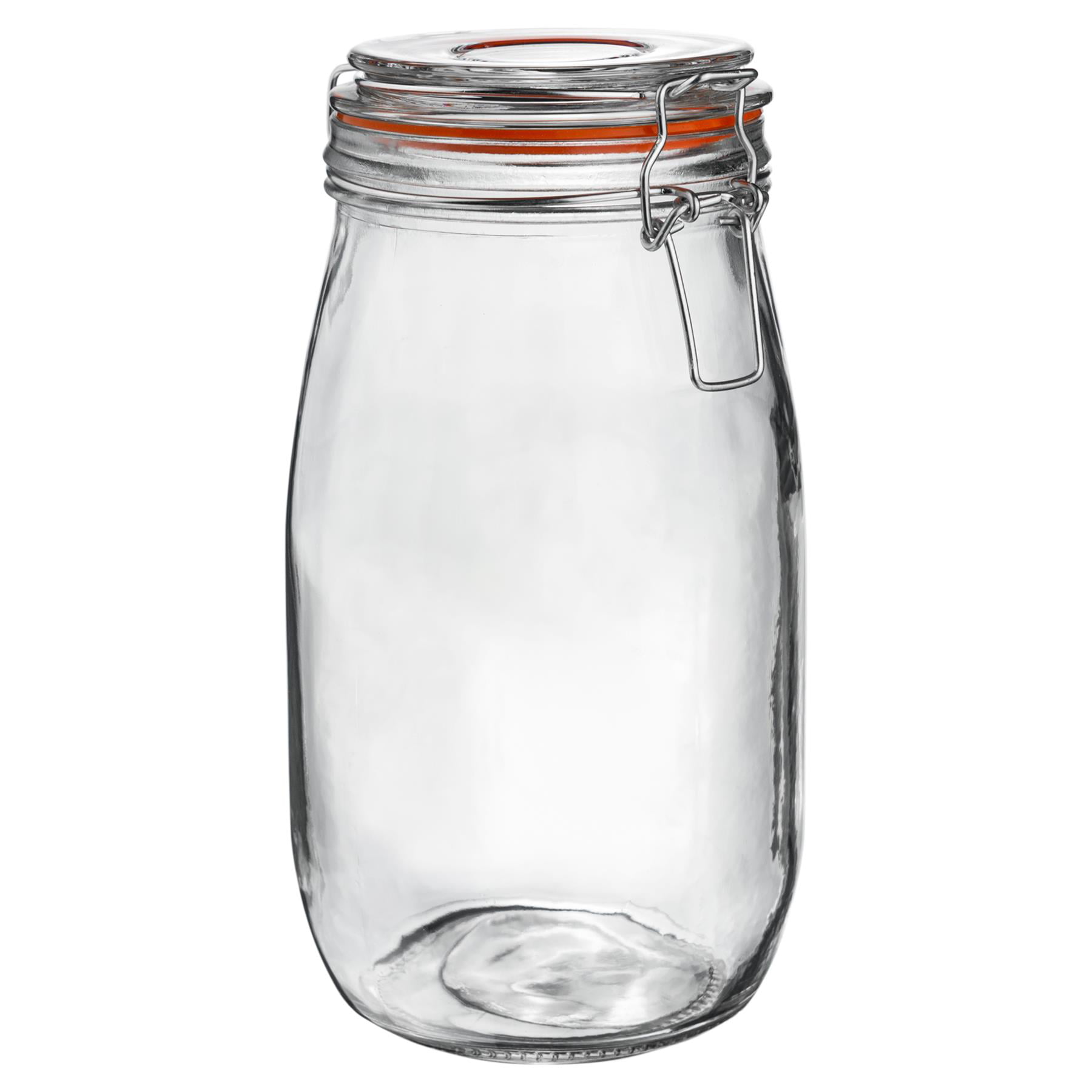 Buy Wholesale China Large Capacity Glass Rice Jar 1.5 Gallon Clear Glass  Jars With Seled Glass Lid Glass Storage Bottles & Glass Jars at USD 3.22