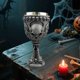 thumbnail image 4 of Copa Gótica Para Fiestas De Halloween. Cristalería. Barware. Copa De Cristal Única Para Vino, Cócteles, Whisky, Cerveza Y Cáliz., 4 of 6