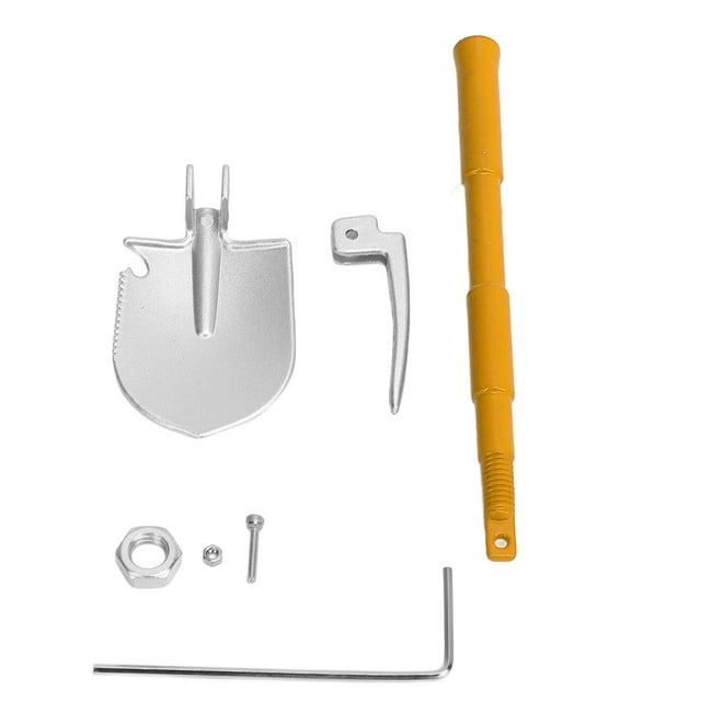 7 Pcs Pelle RC Crawler, Pelle en Alliage d'Aluminium Réglable Outil Modèle pour Décoration RC Crawler Accessoires