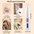 thumbnail image 7 of Tingzi Saffory Paw Trimmer, Ultra-Low Noise Saffory Dog Trimmer Grooming Kit with Replacement Blades, Saffory Trimmer for Paws Eyes Ears Face Rump, Cats & Dogs (1 Set), 7 of 7