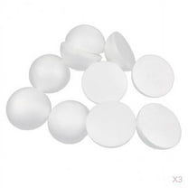 Yunhgft 30Pcs Half Balls Crafts Foam for Modeling,Xmas Arts Crafts Smooth Polystyrene,