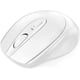 thumbnail image 1 of Ratón silencioso de 2,4 GHz, portátil, recargable, con receptor USB, color blanco, 1 of 1