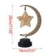 thumbnail image 3 of Ganfancp Led Lámpara Decorativa Hand Wound Cuerda Lámpara de Alambre de Cobre Caña En Forma de Estrella Lámpara de Hierro Liquidación Ventas Hoy Ofertas Prime 1X Luz Estrella Creciente, 3 of 6