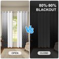 thumbnail image 2 of Nanqianyi Ombre Blackout Curtains,2 Panels Set,Grommet Top,Room Darking Thermal Insulated Window Drapes,52x84 inch,Grey Damask, 2 of 8