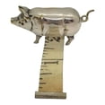 thumbnail image 2 of Cinta métrica antigua de cerdo, mini herramienta de costura, centro de mesa compacto, estatua de cobre, figura, cinta métrica para manualidades., 2 of 8
