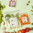 thumbnail image 5 of Bolsas herméticas para verduras para frigorífico - Diseño hermético de doble cierre, material de PE de calidad alimentaria, almacenamiento versátil para frutas, verduras y aperitivos, 5 of 5