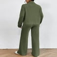 thumbnail image 3 of Pantalon en Tricot Élégant et Pull à Col Roulé à Manches Longues pour Femme, 3 of 5