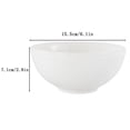 thumbnail image 6 of Mainstays 6.1in Brynn White Stoneware Bowl, 6 of 7