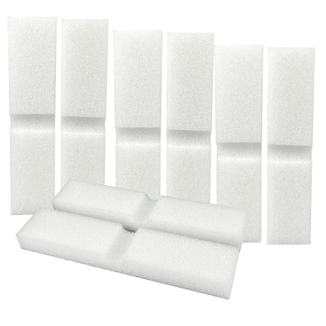 Qzbhct 8 Pcs Foam Filter Pads for Fluval Fx4 FX5 FX6 Canister Filter Aquarium Bio Sponge Replacement