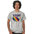 thumbnail image 4 of Gay in the USA LGBTQ American Pride Men's Graphic T Shirt Tees Brisco Brands S, 4 of 4