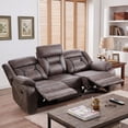 thumbnail image 5 of Bonzy Home 3-Seat Manual Reclining Couch, Dual Recliner Design for Living Room and Meeting Room, 5 of 7