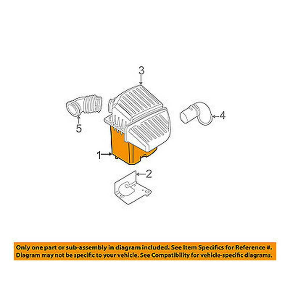 CHRYSLER OEM 0405 PT Cruiser Air Cleaner IntakeFilter Box Housing 5114447AA