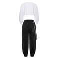thumbnail image 4 of Alvivi Tracksuit for Girls Street Hip Hop Dance Clothes Set Skateboarding Gymnastics Workout Outfits White 14, 4 of 5
