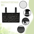 thumbnail image 5 of Jiueut Black Cat Wheelchair Armrest Side Hanging Storage Bag Wheelchair Pouch Back Pocket for Adults Easy to Install Carry Bags for Side of Wheelchair Side Bag for Wheelchair Armrest, 5 of 7