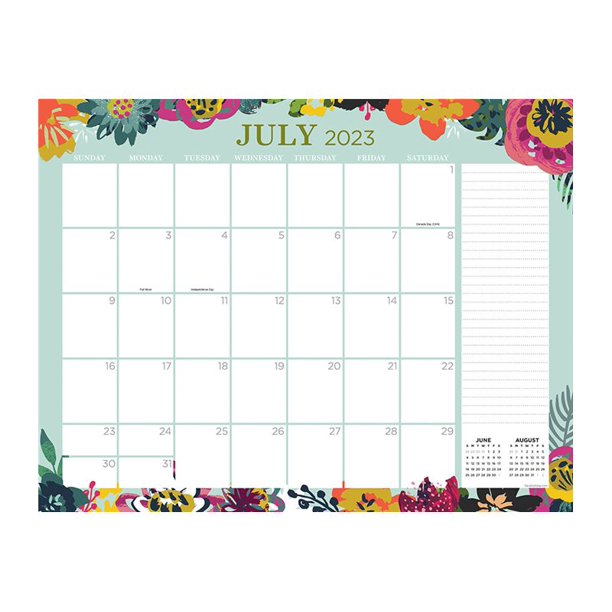 TF Publishing Desk pad monthly blotter calendar desktop 20232024