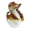 thumbnail image 1 of Design Toscano Baby Raptor Dino Egg Statue, 1 of 4