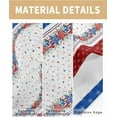 thumbnail image 6 of 4th of July Tablecloth Patriotic Stars Table Cloth for Independence Day Waterproof Poppy Eucalyptus Leaves Tablecloths Rectangle Kitchen Table Cover for Dinner Picnic Memorial Day Holiday Party 60x102, 6 of 6