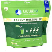 Liquid I.V. Energy Multiplier Drink Mix Lemon Ginger 24 Packets