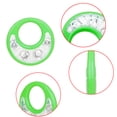 thumbnail image 4 of Sonajeros de juguete Yuarrent instrumento de percusión educativo temprano mango ergonómico tambor de agarre verde, 4 of 6