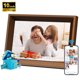 thumbnail image 1 of Dragon Touch Digital Marco de Fotos - 10.1'' 32GB Wifi Marco de Fotos Digital, Mejor Regalo de Cumpleaños, Navidad para Papá y Mamá - Marrón Madera, 1 of 8