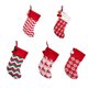 thumbnail image 5 of Cateissary Bola de pelo de Navidad tejida, medias, calcetines, árbol de Navidad, bolsa Goodie, colgante de boda, colgante, envoltorio, Kits de decoración para fiestas Árbol de Navidad, 5 of 6