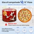 thumbnail image 2 of Linen Drum Lampshades Red Sky Elegant Cranes Traditional Wildlife Oriental 13"x13"x10" Light Shade for Table Lamps Floor Lamp Shades Lampshade Replacement Assembly Required, 2 of 8