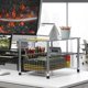 thumbnail image 3 of Estante De Almacenamiento Apilable De Metal Cromado De Simple Houseware, 16,75 Pulgadas De Largo X 10,8 Pulgadas De Ancho X 10,25 Pulgadas De Alto, 3 of 5
