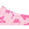 thumbnail image 5 of Beezizac Pajamas for Big/Teen Girls – Pink Butterfly PJS Soft Long Sleeves & Pants Set Jammies Set Size 10, 5 of 7