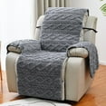 thumbnail image 4 of Recliner Covers Non Slip Waterproof Large Recliner Chair Covers for Leather Chairs Recliner Sofa Cover for Living Room Recliner Furniture Protectors Covers for Dog Pets, 4 of 7