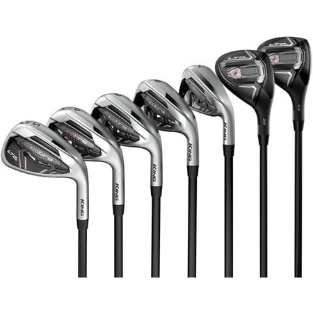 UPC: 0887996139316 | NEW Cobra King LTDX Womens Combo Iron Set 5 6 Hybrid/7-PW+SW KBS PGI 55 Womens