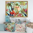 thumbnail image 3 of Designart 'VIntage Tropical Flowers II' Tropical Framed Art Print, 3 of 4